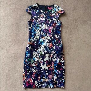 Betsey Johnson Vibrant Multicolor Mini Dress